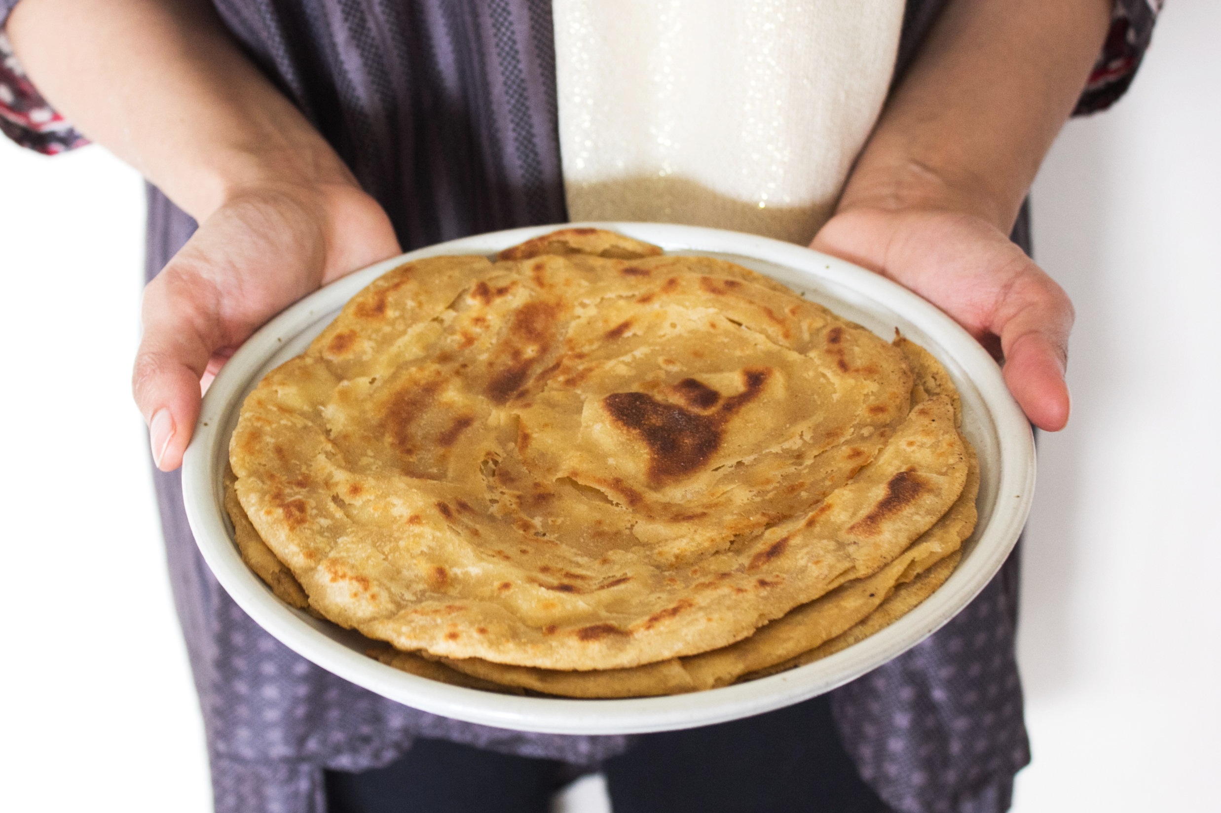 izzah s lachha paratha layered flatbread pakistan eats lachha paratha layered flatbread